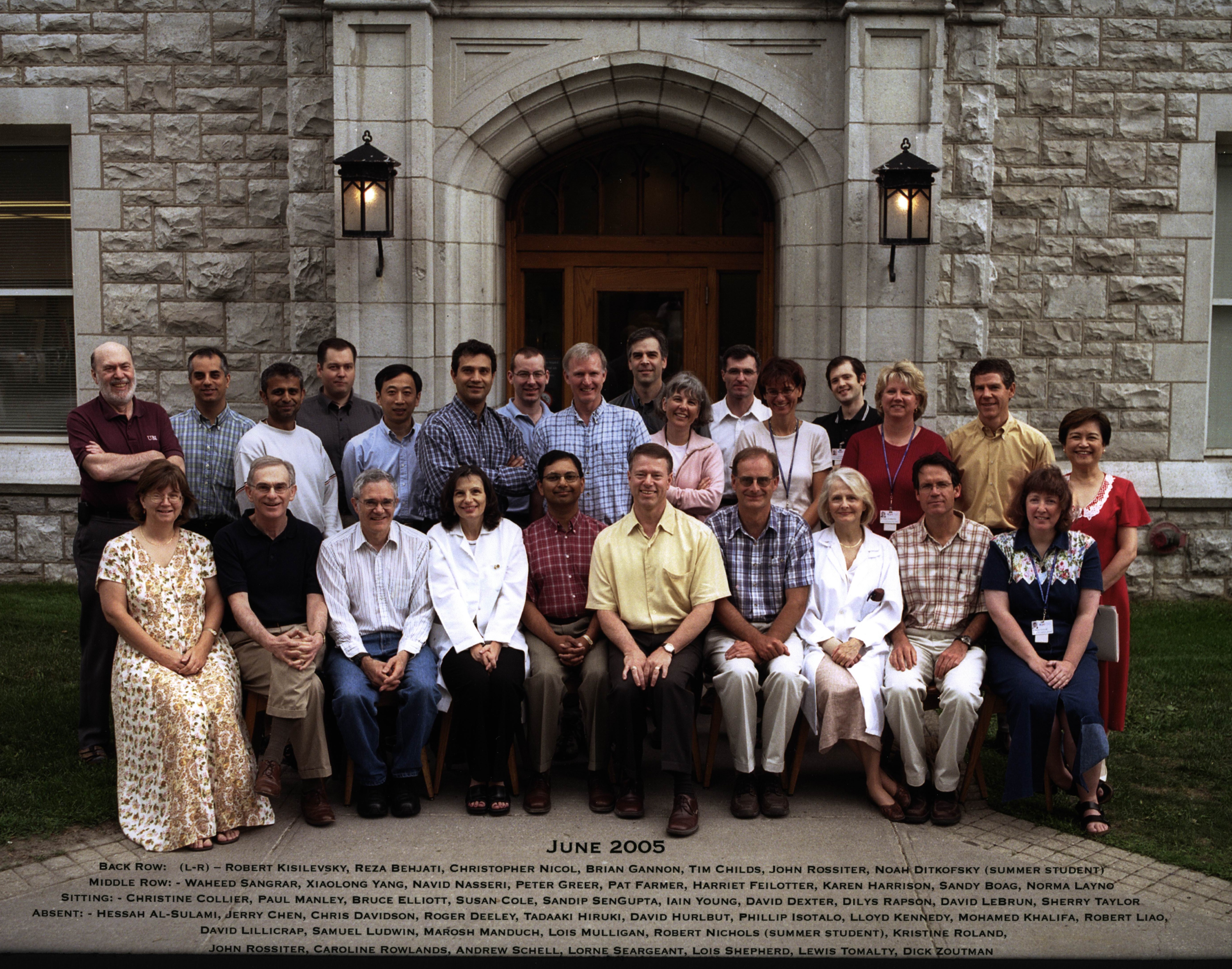 2005 Faculty Group Photo