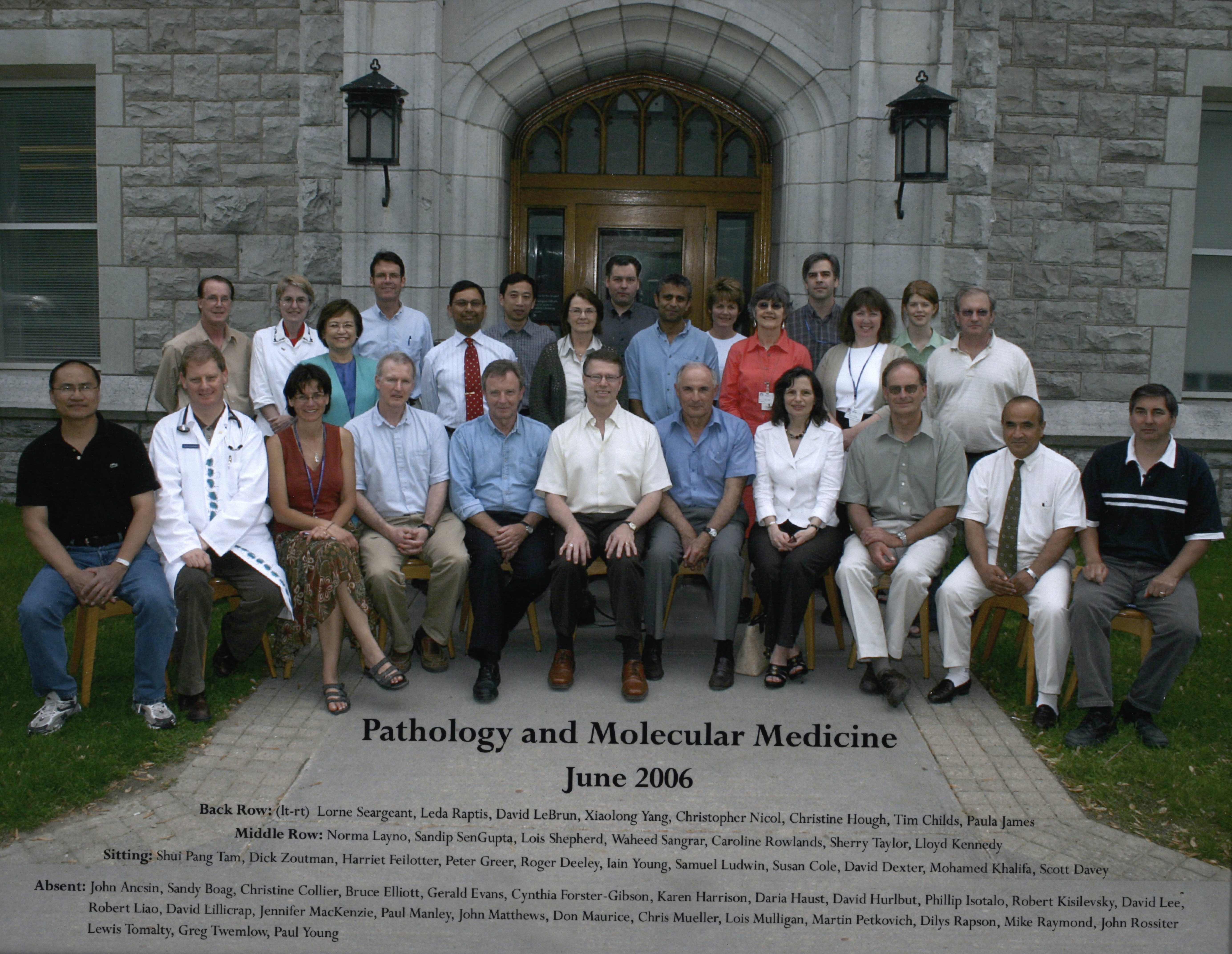 2006 Faculty Group Photo