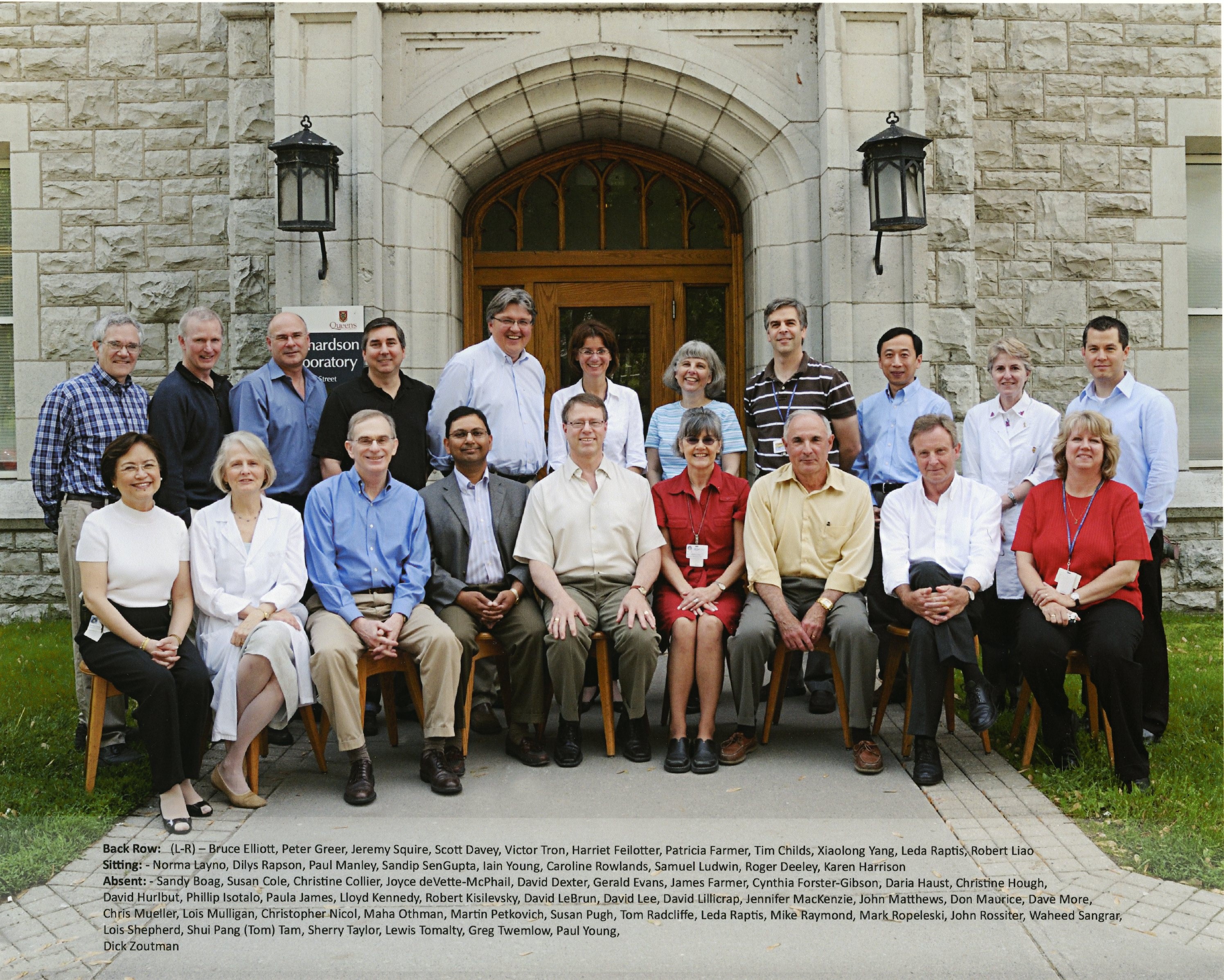 2008 Faculty Group Photo