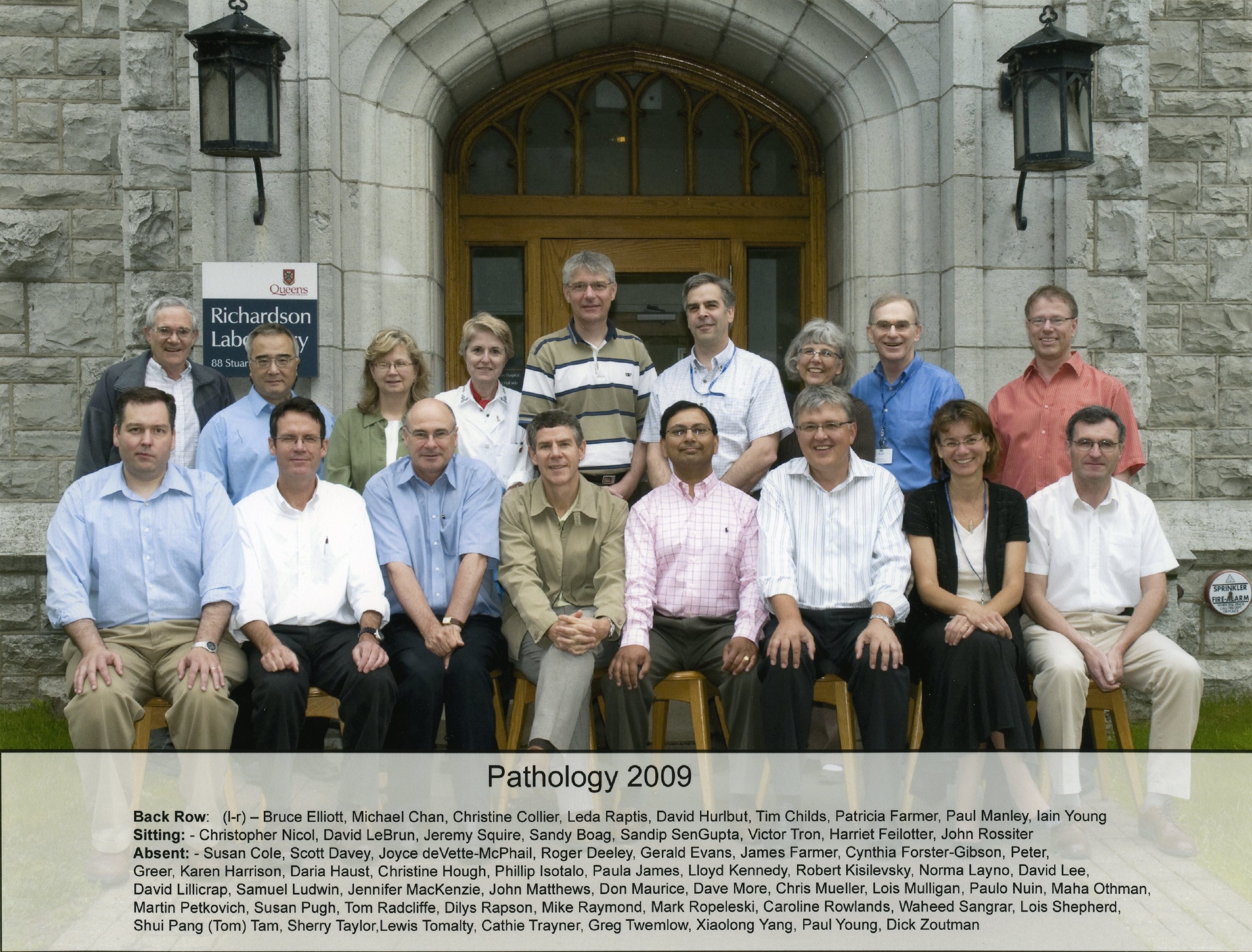 2009 Faculty Group Photo