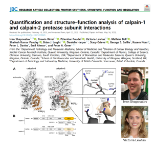 Journal of Biological Chemistry Publication