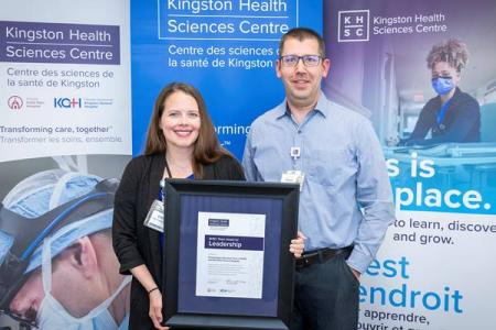 The KHSC 2023 Team Award for Leadership recipient is the Hematology Laboratory Team.