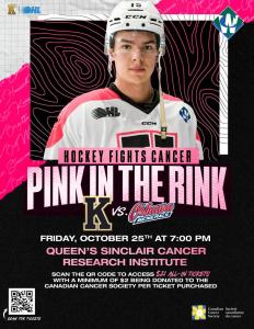 Kingston Frontenacs' Hockey Fights Cancer Night