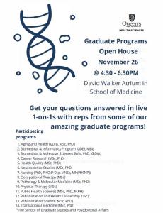 QHS Grad Program Open House 