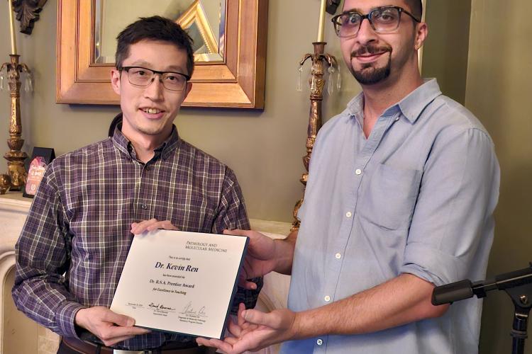 Drs. Kevin Ren and Abdulhameed Abdulhamed