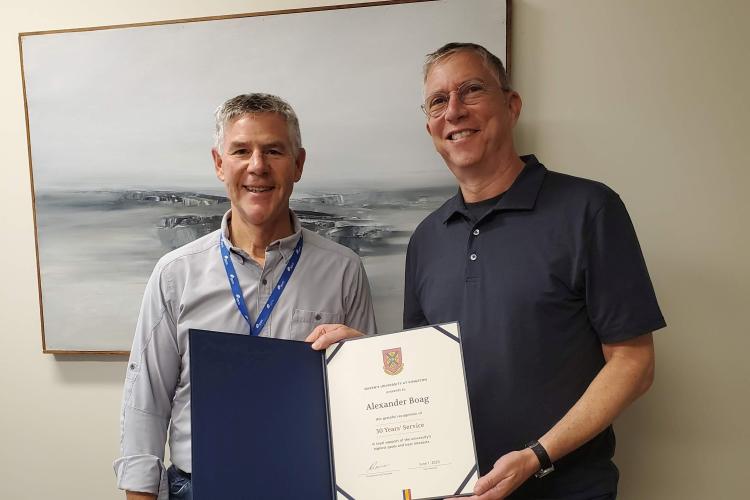 Dr. Sandy Boag - Queens 30 years!