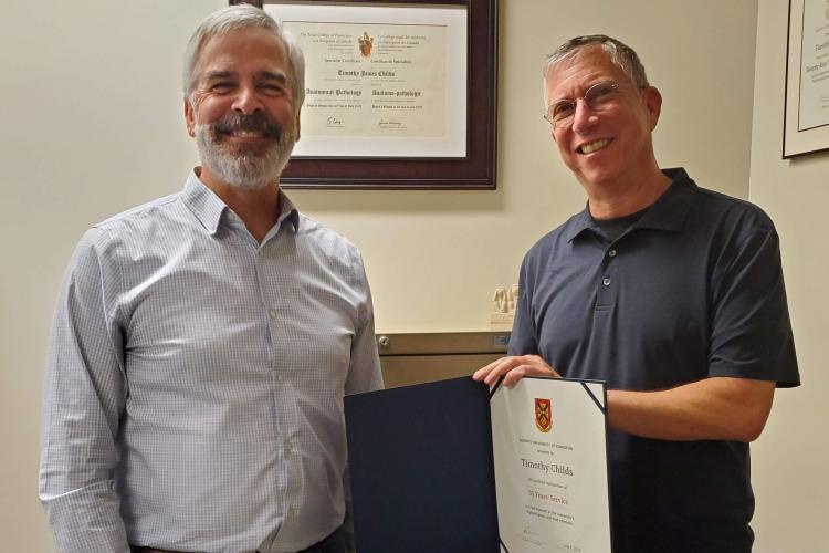 Dr. Tim Childs - Queens 35 years!