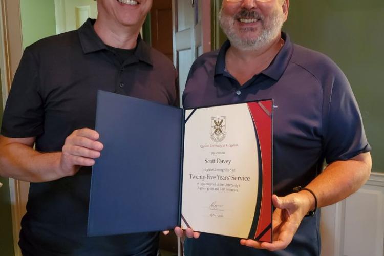 Dr. Scott Davey - Queens 25 years!