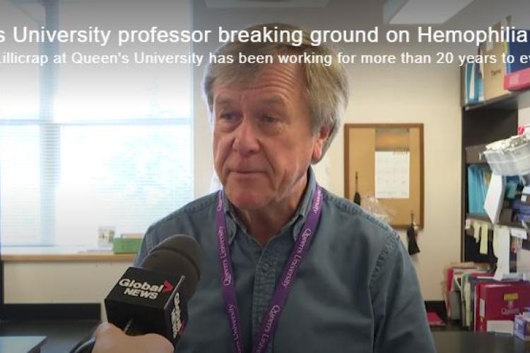 Queen’s University professor breaking ground on Hemophilia