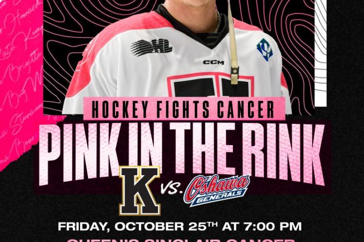 Kingston Frontenacs' Hockey Fights Cancer Night